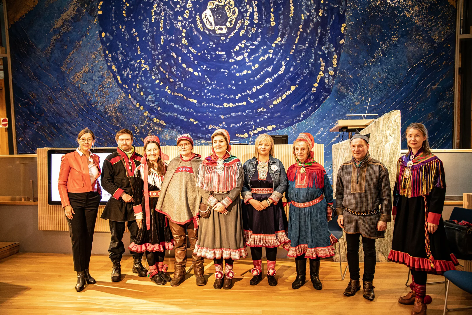 Announcement of Sami pavilion at Samediggi
