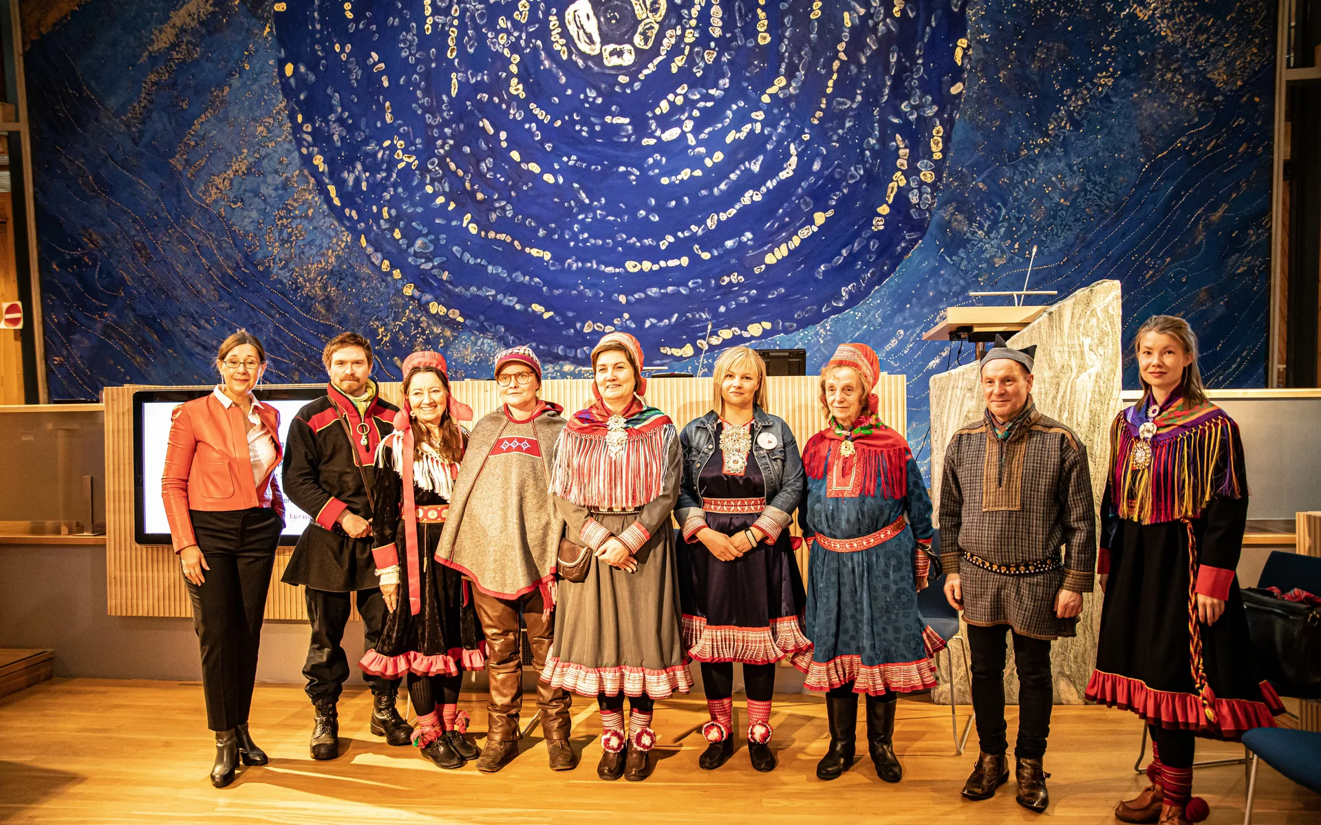 Announcement of Sami pavilion at Samediggi