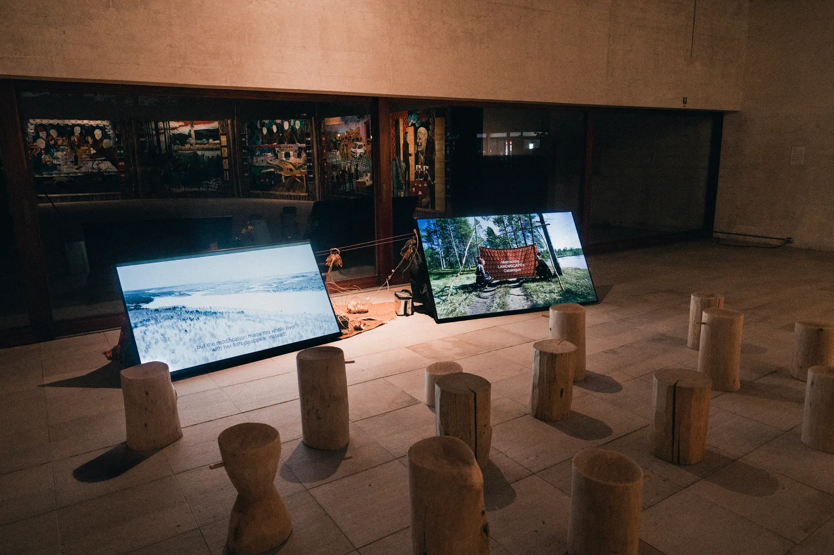 Pauliina Feodoroff Matriarchy 2022 Installation view The Sami Pavilion Photo Michael Miller OCA