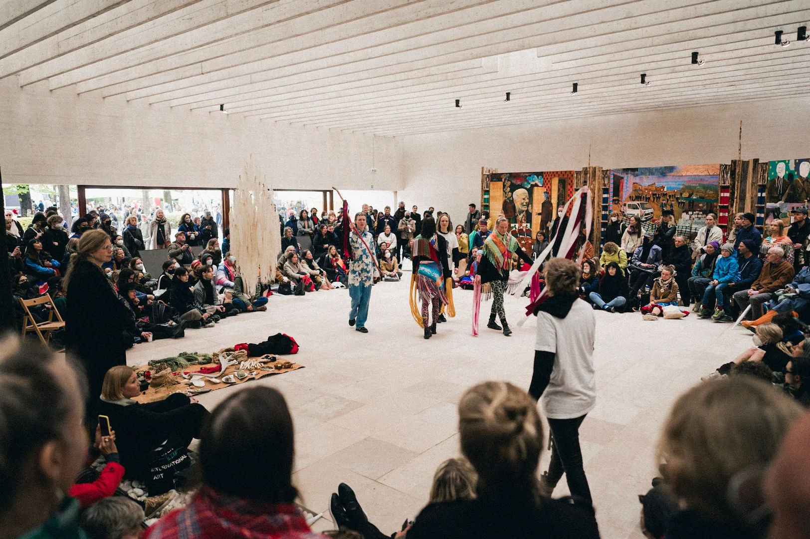 Pauliina Feodoroff Matriarchy 2022 Performance at The Sami Pavilion Photo Michael Miller OCA 3