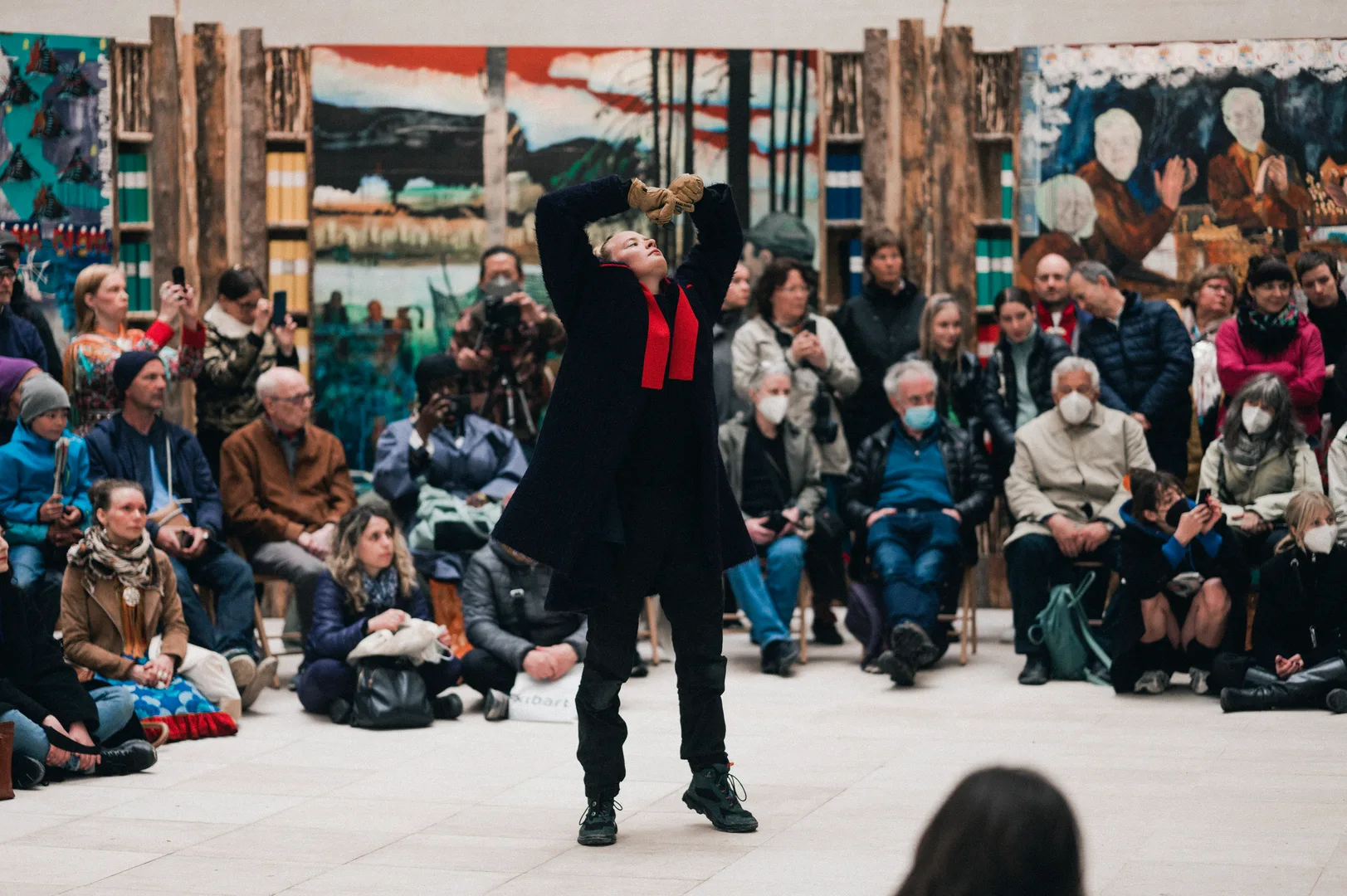 Pauliina Feodoroff Matriarchy 2022 Performance at The Sami Pavilion Photo Michael Miller OCA 4
