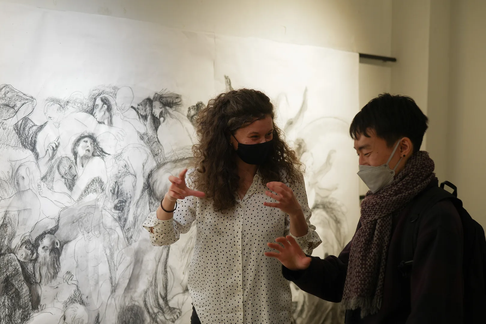 Agata explaining