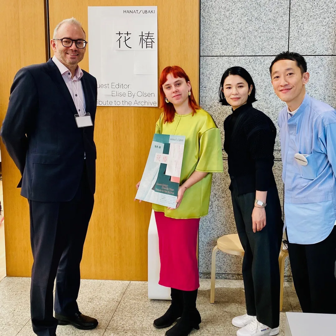 TABF5 Guest curator Elise By Olsen and counsellor Lunde along with Shiseido staff 1x1